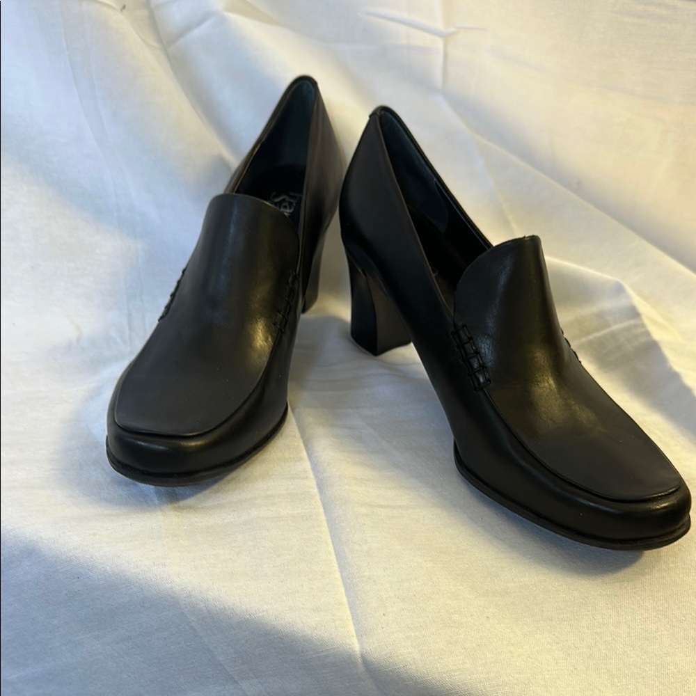 Franco Sarto Black Heels Classic Pumps
